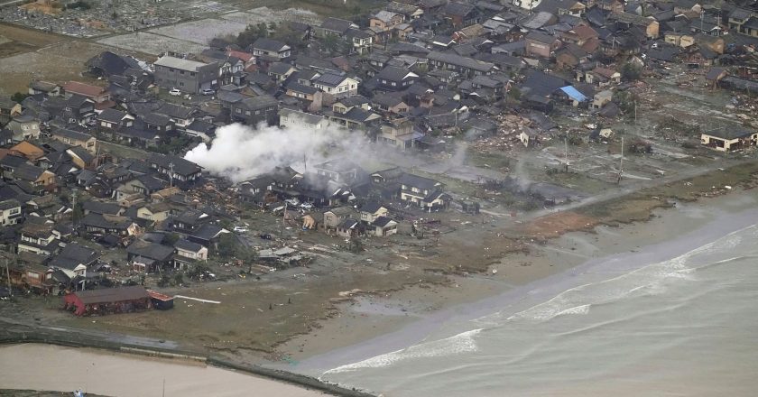 At least six dead after huge earthquake rocked Japan on New Year’s Day